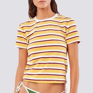 Solid&Striped Terry Cloth Short Sleeve Tee